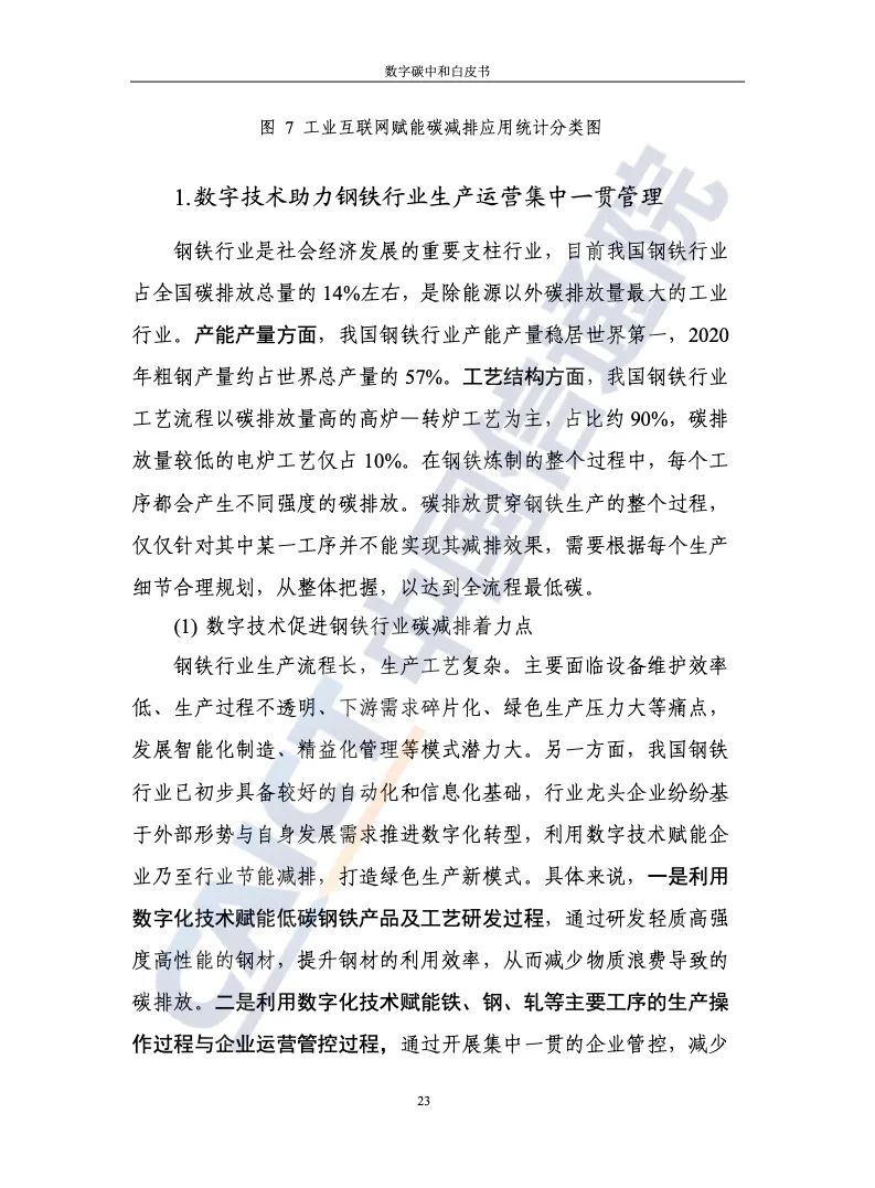 中国信通院：2021年数字碳中和白皮书