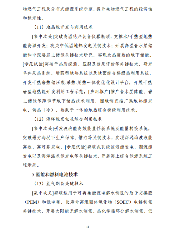 重磅!《“十四五”能源领域科技创新规划》发布