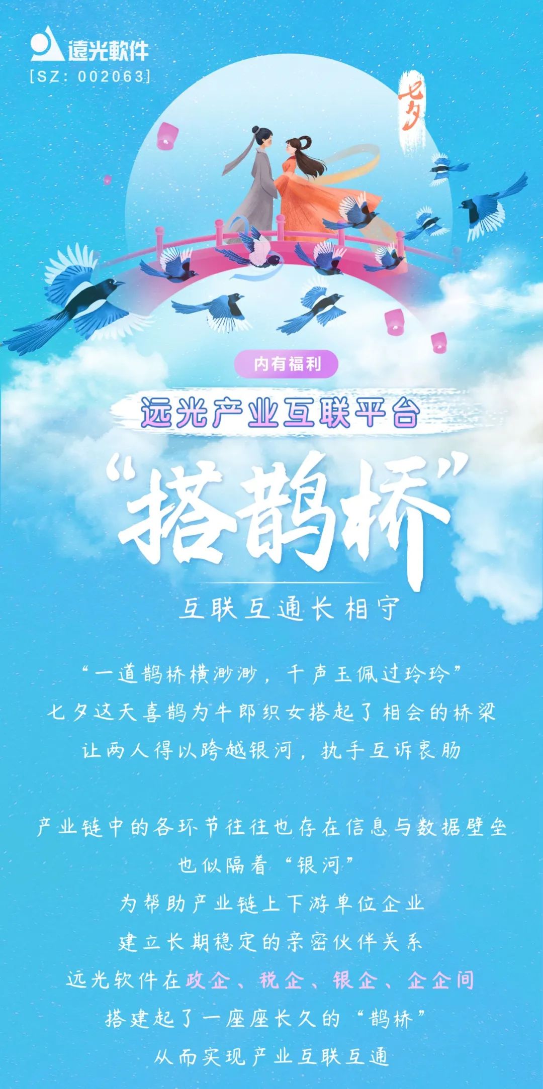 内有福利 | 远光产业互联平台“搭鹊桥” 互联互通长相守