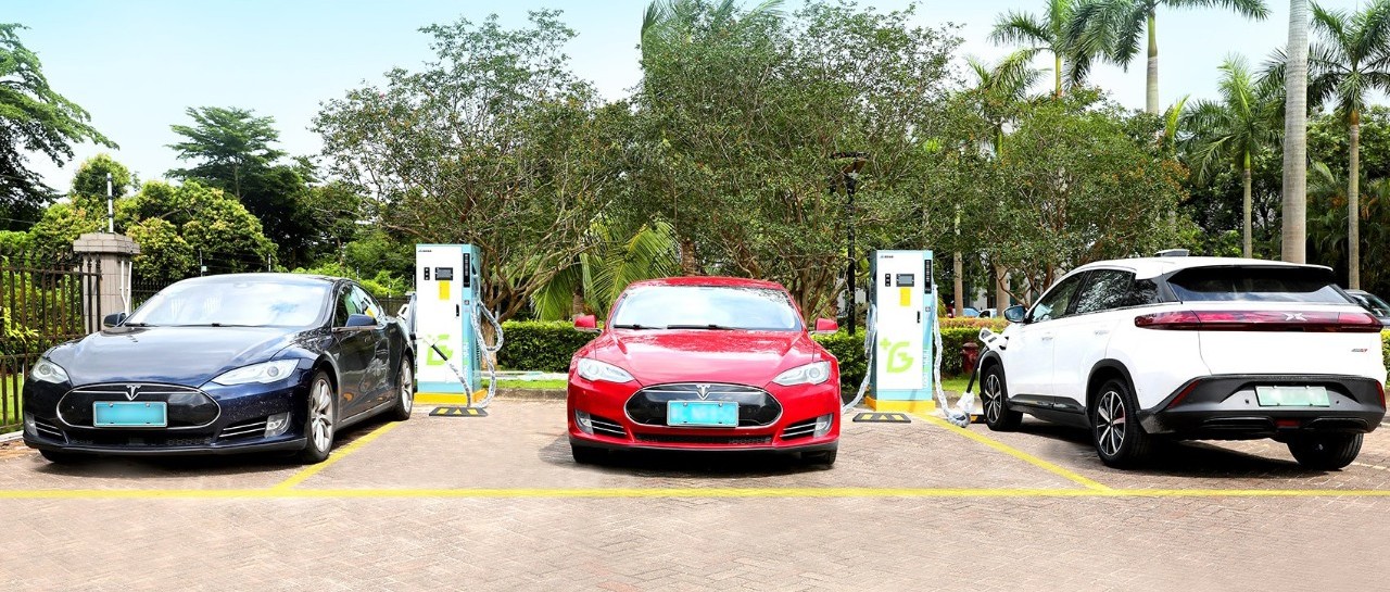 高远电能充电站在远光软件园正式投入运营